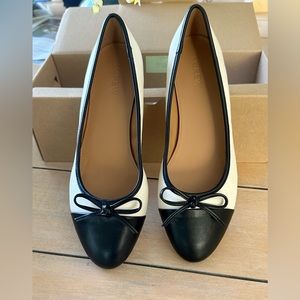 J. Crew Leather Ballet Flats, NIB!